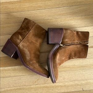 SOLD Women's Brown Suede loeffler Randall Ankle Boots